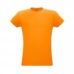 AMORA. Camiseta unissex de corte regular - Laranja