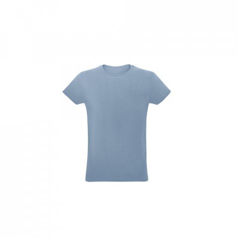 AMORA. Camiseta unissex de corte regular - Azul pastel