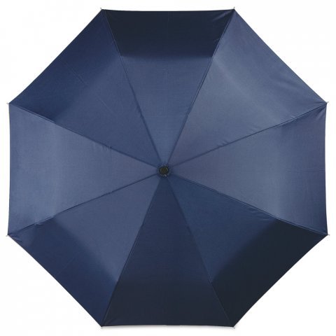 MURIEL. Guarda-chuva em poli&eacute;ster dobr&aacute;vel com lanterna na pega - Azul