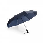 MURIEL. Guarda-chuva em poli&eacute;ster dobr&aacute;vel com lanterna na pega - Azul