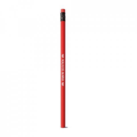 LINDGREN. L&aacute;pis em resina 100% reciclada com borracha - Vermelho