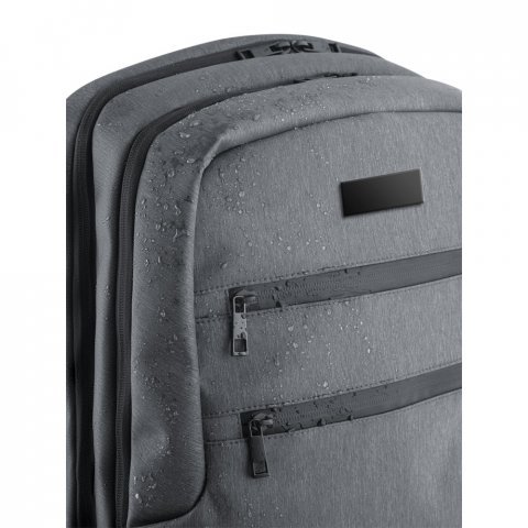 FORTALEZA. Mochila para notebook (17") em Nylon 2Tone imperme&aacute;vel (14 L) - Cinza claro