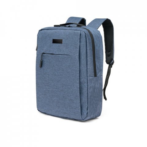 BORACAY. Mochila para notebook (15.6") em 300D de alta densidade com compartimento principal forrado (15 L) - Azul