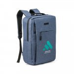 BORACAY. Mochila para notebook (15.6") em 300D de alta densidade com compartimento principal forrado (15 L) - Azul