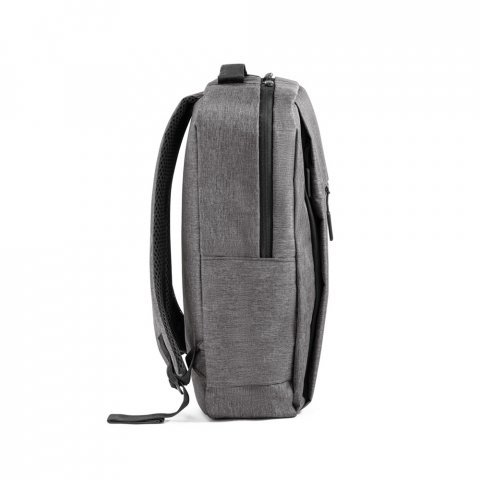 BORACAY. Mochila para notebook (15.6") em 300D de alta densidade com compartimento principal forrado (15 L) - Cinza