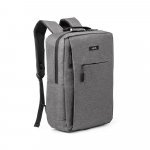 BORACAY. Mochila para notebook (15.6") em 300D de alta densidade com compartimento principal forrado (15 L) - Cinza