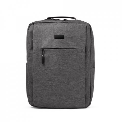 BORACAY. Mochila para notebook (15.6") em 300D de alta densidade com compartimento principal forrado (15 L) - Cinza escuro
