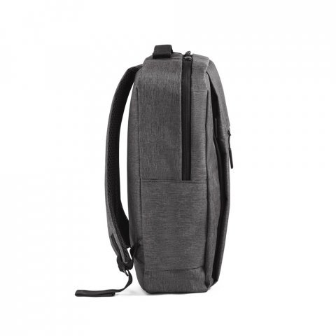 BORACAY. Mochila para notebook (15.6") em 300D de alta densidade com compartimento principal forrado (15 L) - Cinza escuro
