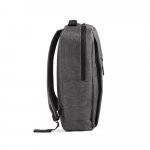 BORACAY. Mochila para notebook (15.6") em 300D de alta densidade com compartimento principal forrado (15 L) - Cinza escuro