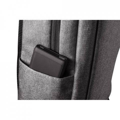 HAIA. Mochila para notebook15.6" em 300D - Cinza