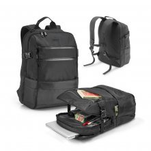 ZIPPERS PLATE. Mochila para notebook (15.6'') em 840D jacquard com dois compartimentos forrados (25 L)