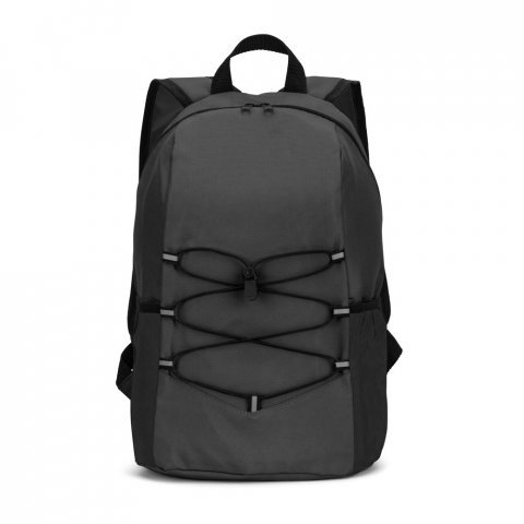 TURIM II. Mochila em poli&eacute;ster 600D (14 L) - Preto
