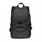TURIM II. Mochila em poli&eacute;ster 600D (14 L) - Preto