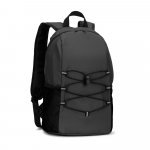 TURIM II. Mochila em poli&eacute;ster 600D (14 L) - Preto