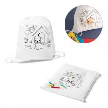 BALOO. Sacola tipo mochila para colorir em non-woven (80 g/m&sup2;)