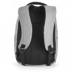 KARDON. Mochila para notebook at&eacute; 14'' em poli&eacute;ster 600D - Cinza claro