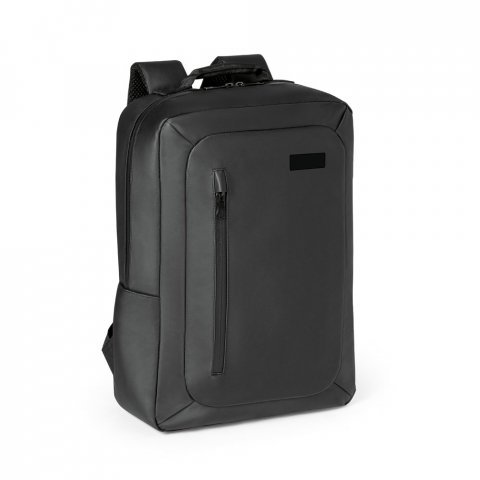 BIRMINGHAM. Mochila para notebook (15.6'') em 600D imperme&aacute;vel com compartimento principal almofadado (10 L) - Preto