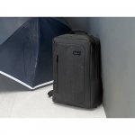 BIRMINGHAM. Mochila para notebook (15.6'') em 600D imperme&aacute;vel com compartimento principal almofadado (10 L)