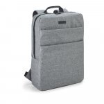 GRAPHS PLATE. Mochila para notebook (15.6'') em 600D de alta densidade com placa para personaliza&ccedil;&atilde;o (10 L) - Cinza claro