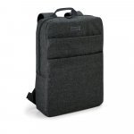 GRAPHS PLATE. Mochila para notebook (15.6'') em 600D de alta densidade com placa para personaliza&ccedil;&atilde;o (10 L) - Cinza escuro