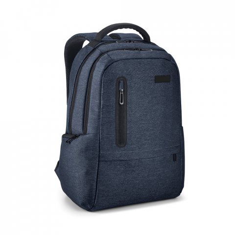 SPACIO. Mochila para notebook (17'') em Nylon 2Tone imperme&aacute;vel com dois compartimentos forrados e almofadados (26 L) - Azul