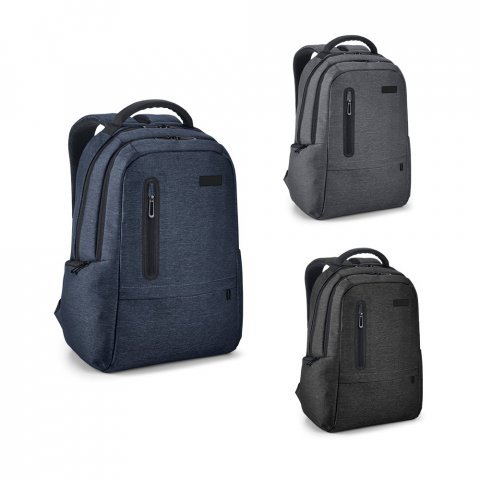 SPACIO. Mochila para notebook (17'') em Nylon 2Tone imperme&aacute;vel com dois compartimentos forrados e almofadados (26 L)