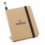 VILA&Ccedil;A. Caderno A7 de capa r&iacute;gida em papel com p&aacute;ginas lisas - Preto