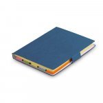 CAMPOS. 7 blocos adesivados com 25 folhas - Azul