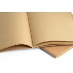 ALCOTT A4 II. Caderno A4 de capa flex&iacute;vel em cart&atilde;o (250 g/m&sup2;) com p&aacute;ginas lisas - Natural