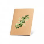 ALCOTT A4 II. Caderno A4 de capa flex&iacute;vel em cart&atilde;o (250 g/m&sup2;) com p&aacute;ginas lisas - Natural