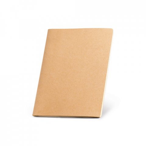 ALCOTT A4 II. Caderno A4 de capa flex&iacute;vel em cart&atilde;o (250 g/m&sup2;) com p&aacute;ginas lisas - Natural