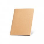 ALCOTT A4 II. Caderno A4 de capa flex&iacute;vel em cart&atilde;o (250 g/m&sup2;) com p&aacute;ginas lisas - Natural