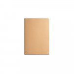 ALCOTT A5 II. Caderno A5 de capa flex&iacute;vel em cart&atilde;o (250 g/m&sup2;) com p&aacute;ginas lisas - Natural