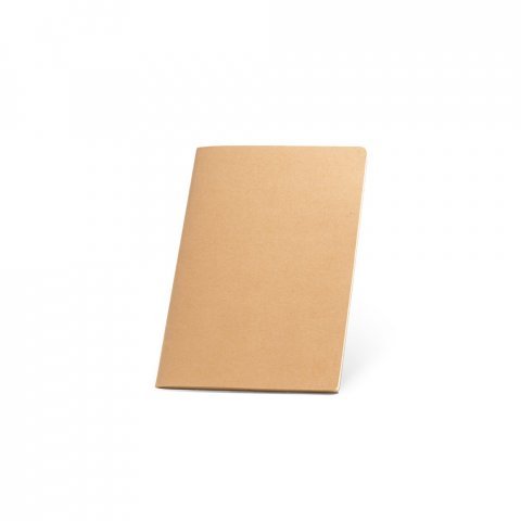 ALCOTT A5 II. Caderno A5 de capa flex&iacute;vel em cart&atilde;o (250 g/m&sup2;) com p&aacute;ginas lisas - Natural