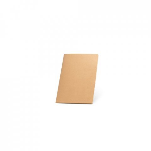 ALCOTT A6 II. Caderno de capa flex&iacute;vel em cart&atilde;o (250 g/m&sup2;) com p&aacute;ginas lisas - Natural