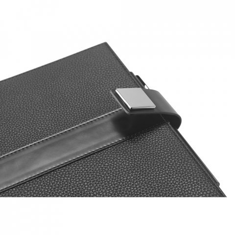 EMPIRE NOTEBOOK II. Caderno EMPIRE A5 com folhas pautadas, lisas e pontilhadas - Preto