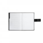 EMPIRE NOTEBOOK II. Caderno EMPIRE A5 com folhas pautadas, lisas e pontilhadas - Preto
