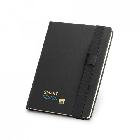 SHAKESPEARE II. Caderno A5 de capa dura em c.sint&eacute;tico com p&aacute;ginas lisas - Preto