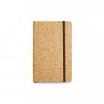 RUSHDIE A6. Caderno A6 de capa dura em corti&ccedil;a com p&aacute;ginas lisas - Natural