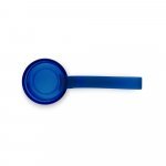 CARGNIN. Squeeze esportiva em PET 100% reciclado, com acabamento fosco (600 mL) - Azul