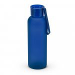 CARGNIN. Squeeze esportiva em PET 100% reciclado, com acabamento fosco (600 mL) - Azul
