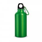 LANDSCAPE METTALIC. Garrafa esportiva em alum&iacute;nio com acabamento met&aacute;lico (400 mL) - Verde