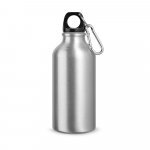 LANDSCAPE METTALIC. Garrafa esportiva em alum&iacute;nio com acabamento met&aacute;lico (400 mL) - Cromado satinado