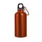 LANDSCAPE METTALIC. Garrafa esportiva em alum&iacute;nio com acabamento met&aacute;lico (400 mL) - Laranja