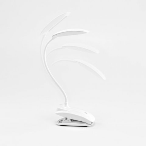 NEZBIT. Lumin&aacute;ria de mesa port&aacute;til em ABS e com LED COB - Branco