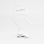 NEZBIT. Lumin&aacute;ria de mesa port&aacute;til em ABS e com LED COB - Branco