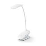 NEZBIT. Lumin&aacute;ria de mesa port&aacute;til em ABS e com LED COB - Branco