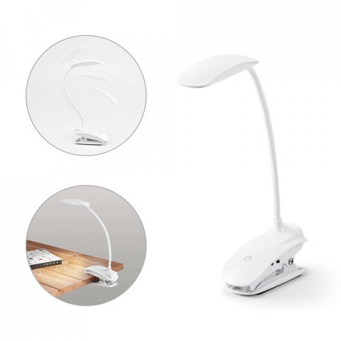 NEZBIT. Lumin&aacute;ria de mesa port&aacute;til em ABS e com LED COB