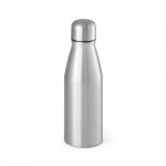 BILLY II. Squeeze para sublima&ccedil;&atilde;o em alum&iacute;nio com tampa em a&ccedil;o inox (500 mL) - Cromado satinado