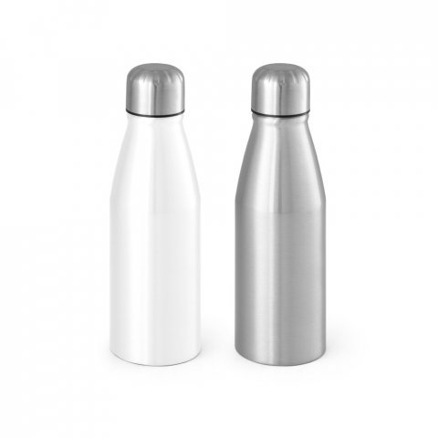 BILLY II. Squeeze para sublima&ccedil;&atilde;o em alum&iacute;nio com tampa em a&ccedil;o inox (500 mL)
